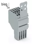2-przewodowe gniazdo Push-in CAGE CLAMP®, szara 2020-202/132-000