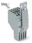 2-przewodowe gniazdo Push-in CAGE CLAMP®, szara 2020-215/145-000