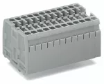 2-przewodowa listwa zaciskowa 11-bieg., jasnoszara 869-191