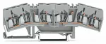 Podwójna złączka przelotowa 2,5 mm², szara 280-675