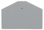 Ścianka końcowa/wewnętrzna gr. 2,5 mm, szara 281-312