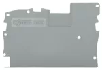 Ścianka końcowa/wewnętrzna gr. 1 mm, szara 2020-1291