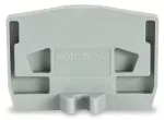 Ścianka końcowa z uchwytem montażowym gr. 4 mm, jasnoszara