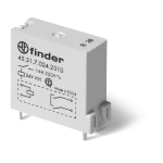 Przekaźnik miniaturowy 1 Z; 10A; 12V DC; PCB, 45.31.9.012.0610