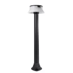 Oprawa ogrodowa Solar JOSEPHA Fumagalli Moduł LED z czujnikiem ruchu PIR 4000K 280lm OPAL REFL. 800 mm IP 55 czarny / tworzywo sztuczne