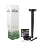 Oprawa ogrodowa Solar FIORINA Fumagalli Moduł LED z czujnikiem ruchu PIR 4000K 280lm 560 mm IP 55 czarny / tworzywo sztuczne