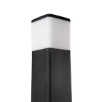 Oprawa ogrodowa VIRGILIO OPAL Fumagalli E27 A60 LED CCT 11W 3000K/4000K/6500K SET 800 mm IP55 230V czarny / tworzywo sztuczne