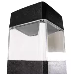 Oprawa ogrodowa ELISA 800 CLEAR Fumagalli GX53 LED CCT 10W 3000K/4000K/6500K SET 800 mm IP55 230V czarny / tworzywo sztuczne