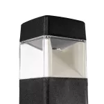 Oprawa ogrodowa ELISA 800 CLEAR Fumagalli GX53 LED CCT 10W 3000K/4000K/6500K SET 800 mm IP55 230V czarny / tworzywo sztuczne