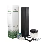 Oprawa ogrodowa ELISA 800 CLEAR Fumagalli GX53 LED CCT 10W 3000K/4000K/6500K SET 800 mm IP55 230V czarny / tworzywo sztuczne