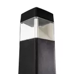 Oprawa ogrodowa ELISA 800 CLEAR Fumagalli GX53 LED CCT 10W 3000K/4000K/6500K SET 800 mm IP55 230V czarny / tworzywo sztuczne