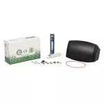 Oprawa elewacyjna ABRAM 190 CLEAR Fumagalli R7S LED 7,5W 190 mm 2700K/4000K/6500K SET IP55 230V czarny / tworzywo sztuczne
