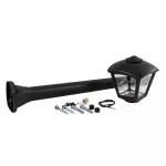 Oprawa ogrodowa GIAFFA/ROBY CLEAR Fumagalli E27 wys.945 mm, szer.200 mm IP55 230V czarny / tworzywo sztuczne