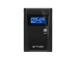 UPS ARMAC OFFICE O/1000F/LCD LINE-INTERACTIVE 1000VA 3X SCHUKO USB-B LCD METALOWA OBUDOWA