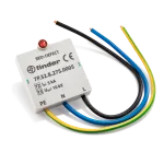 Ogranicznik przepięć SPD Typ 3 (warystor + iskiernik). Max 275V AC, napięciowy poziom ochrony 1.65/1,5kV, czas zadziałania 25/100ns.