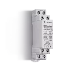Ogranicznik przepięć SPD Typ 3 (warystor + iskiernik). Max 275/255V AC/DC, napięciowy poziom ochrony 1/1,5kV, czas zadziałania 25/100ns. Połączenie szeregowe dla ochrony obciążeń do 16 A