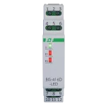 Przekaźnik bistabilny 2 kanałowy on/off, Un=230V,I=2x10A InRush(120A/20ms), styki 2xNO,1S, DIN