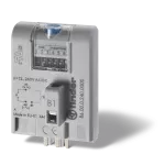 Moduł czasowy wielofunkcyjny do przekaźników i gniazd 12…240V AC/DC; AI, DI, SW, BE, CE, DE, EE, FE; wykonanie trakcyjne