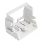 Adapter montażowy do złączek 10-przewodowych seria 221, 4 mm²; biały