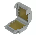 Gelbox; Odgałęźnik; do przewodów instalacyjnych; z żelem; Seria 221, 2x73; Złączki maks. 4 mm²; bez złączek instalacyjnych; wielkość 1; szara