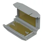 Gelbox połączenie przelotowe do przewodów instalacyjnych, szary 207-1372