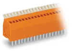 Złączka do płytek drukowanych przycisk 0,5 mm² RM 2,54 mm 6-bieg, pomarańczowa 234-506