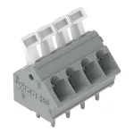 Złączka do płytek drukowanych przycisk 2,5 mm² RM 5/5,08 mm 36-bieg, szara 256-436