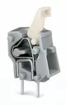 Modularna złączka do płytek drukowanych przycisk 2,5 mm² RM 5/5,08 mm 1-bieg, jasnoszary 257-743