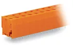 Złączka do płytek drukowanych 2,5 mm² RM 7,62 mm 8-bieg, pomarańczowa