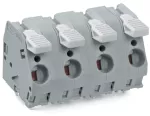 Złączka do płytek drukowanych dźwignia 6 mm² RM 12,5 mm 3-bieg, szara 2706-303
