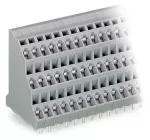 3-piętrowa złączka do płytek drukowanych 2,5 mm² RM 5 mm 48-bieg, szara 737-216