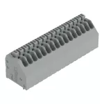 Złączka do płytek drukowanych przycisk 0,5 mm² RM 2,5 mm 16-bieg, szara 250-316