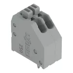 Złączka do płytek drukowanych przycisk 0,5 mm² RM 2,5 mm 2-bieg, szara 250-302