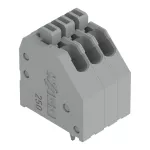 Złączka do płytek drukowanych przycisk 0,5 mm² RM 2,5 mm 3-bieg, szara 250-303
