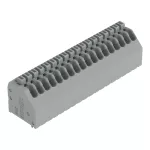 Złącze do PCB przycisk 0,5 mm² raster 2,5 mm 18-bieg., szary 250-318
