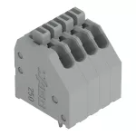 Złączka do płytek drukowanych przycisk 0,5 mm² RM 2,5 mm 4-bieg, szara 250-304