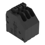 Złączka THR do płytek drukowanych przycisk 0,5 mm² RM 2,5 mm 3-bieg, czarny