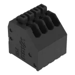 Złączka THR do płytek drukowanych przycisk 0,5 mm² RM 2,5 mm 4-bieg, czarny