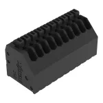 Złączka THR do płytek drukowanych przycisk 0,5 mm² RM 2,5 mm 10-bieg, czarny