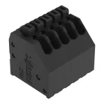 Złączka THR do płytek drukowanych przycisk 0,5 mm² RM 2,5 mm 5-bieg, czarny