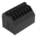 Złączka THR do płytek drukowanych przycisk 0,5 mm² RM 2,5 mm 7-bieg, czarny