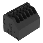Złączka THR do płytek drukowanych przycisk 0,5 mm² RM 2,5 mm 6-bieg, czarny