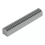Złączka do płytek drukowanych przycisk 1,5 mm² RM 3,5 mm 24-bieg, szara 250-124