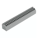 Złączka do płytek drukowanych przycisk 1,5 mm² RM 3,5 mm 23-bieg, szara 250-123