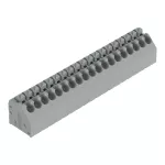 Złączka do płytek drukowanych przycisk 1,5 mm² RM 3,5 mm 19-bieg, szara 250-119
