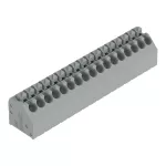Złączka do płytek drukowanych przycisk 1,5 mm² RM 3,5 mm 17-bieg, szara 250-117