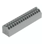 Złączka do płytek drukowanych przycisk 1,5 mm² RM 3,5 mm 16-bieg, szara 250-116