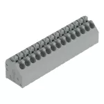 Złączka do płytek drukowanych przycisk 1,5 mm² RM 3,5 mm 15-bieg, szara 250-115