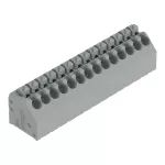 Złączka do płytek drukowanych przycisk 1,5 mm² RM 3,5 mm 14-bieg, szara 250-114