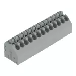 Złączka do płytek drukowanych przycisk 1,5 mm² RM 3,5 mm 13-bieg, szara 250-113
